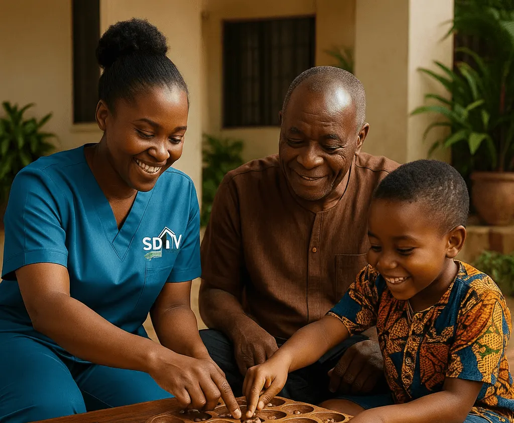 Garde d’enfants par SDAV Cameroun